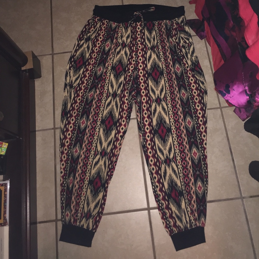 Patterned Joggers