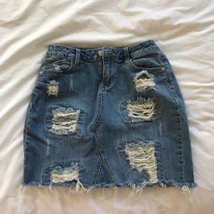 Jean skirt