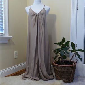 Silk maxi dress