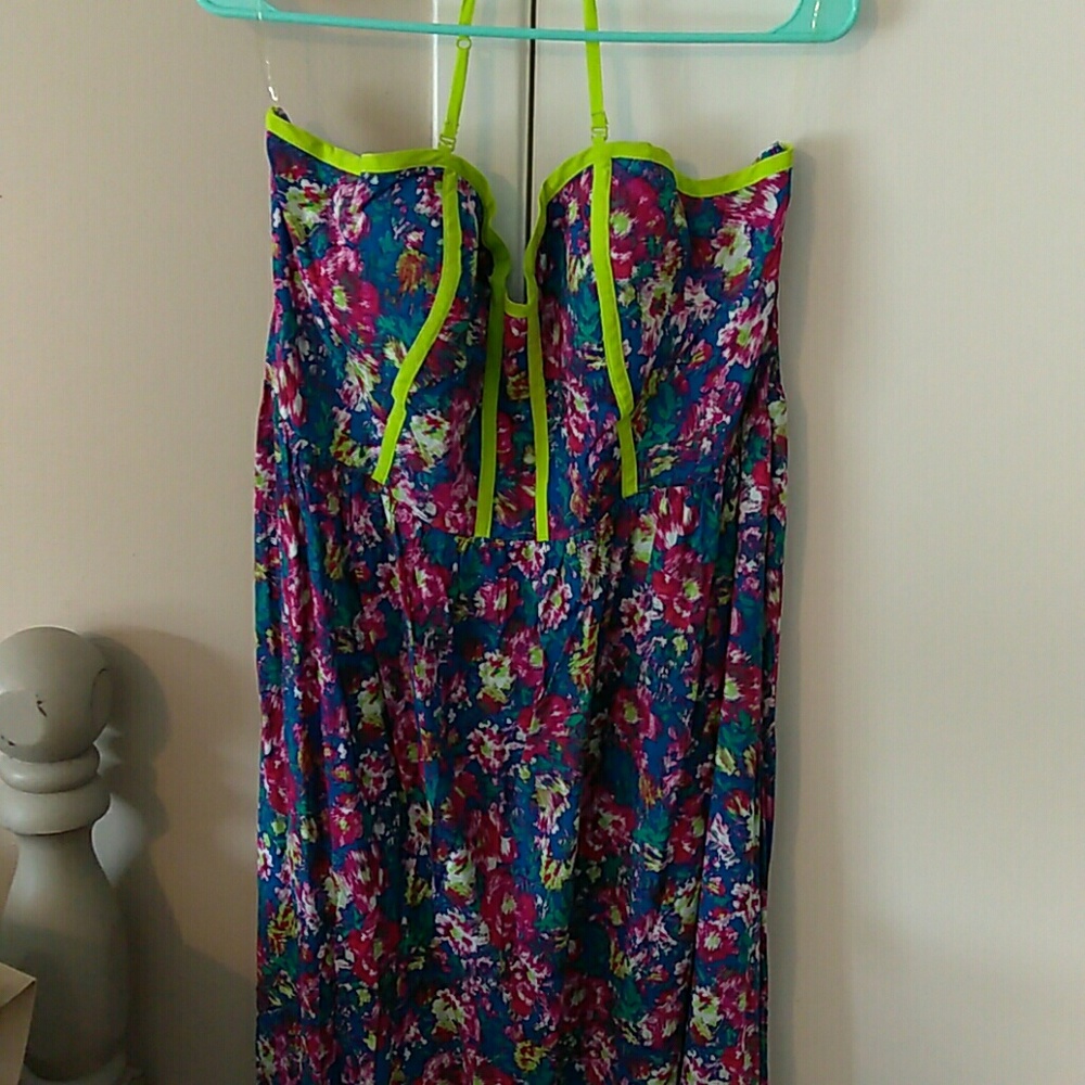 Floral Hi low dress