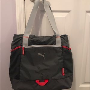 Puma, gym bag.