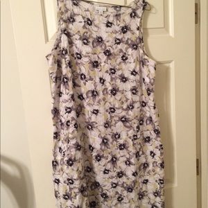 J Jill Linen Knee Length Dress - shift style