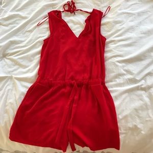 Red romper