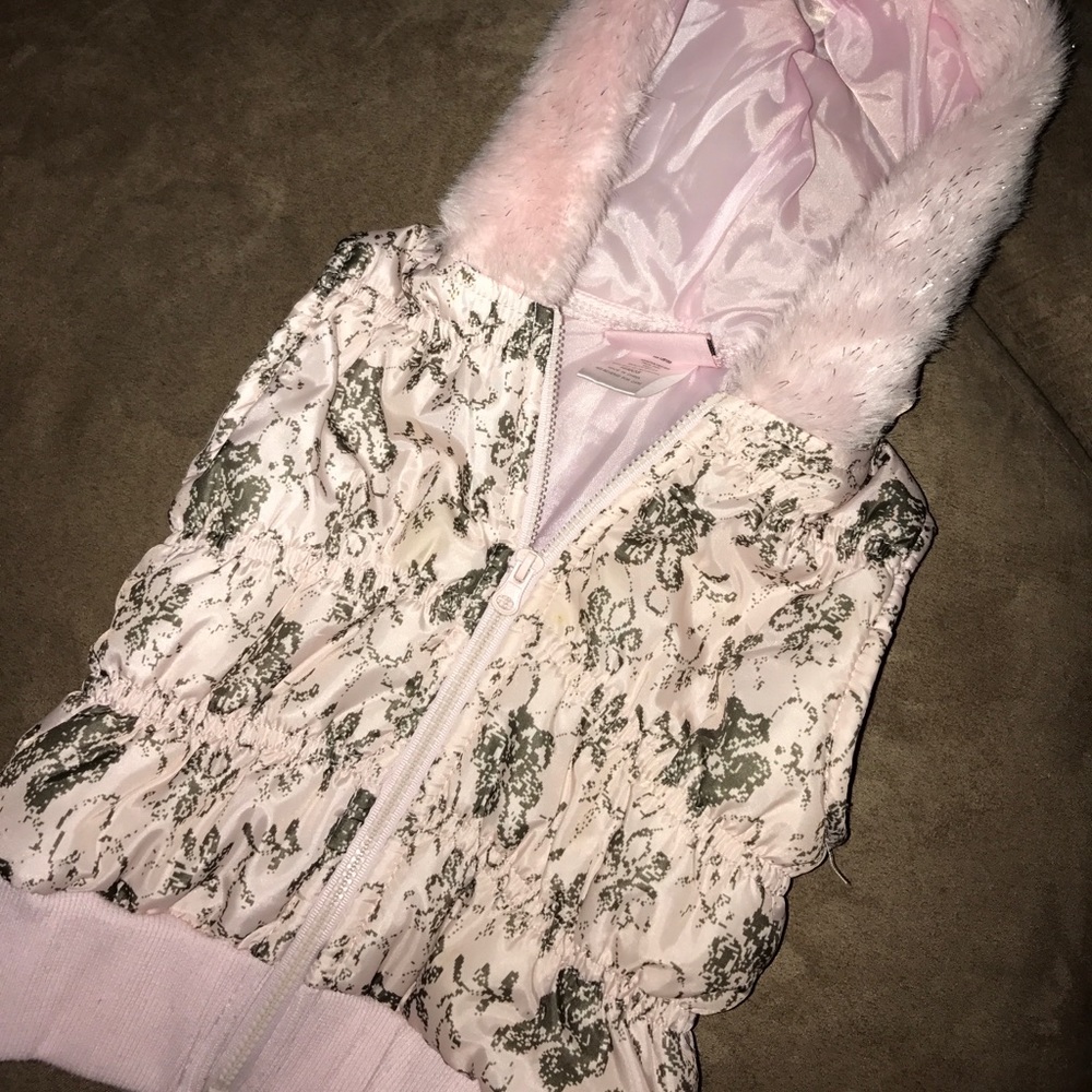 A little girls winter vest