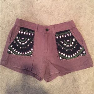 Free People multicolor shorts!