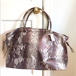 DSW Snakeskin Tote