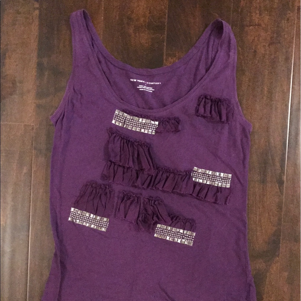 New York & Co. Purple Tank