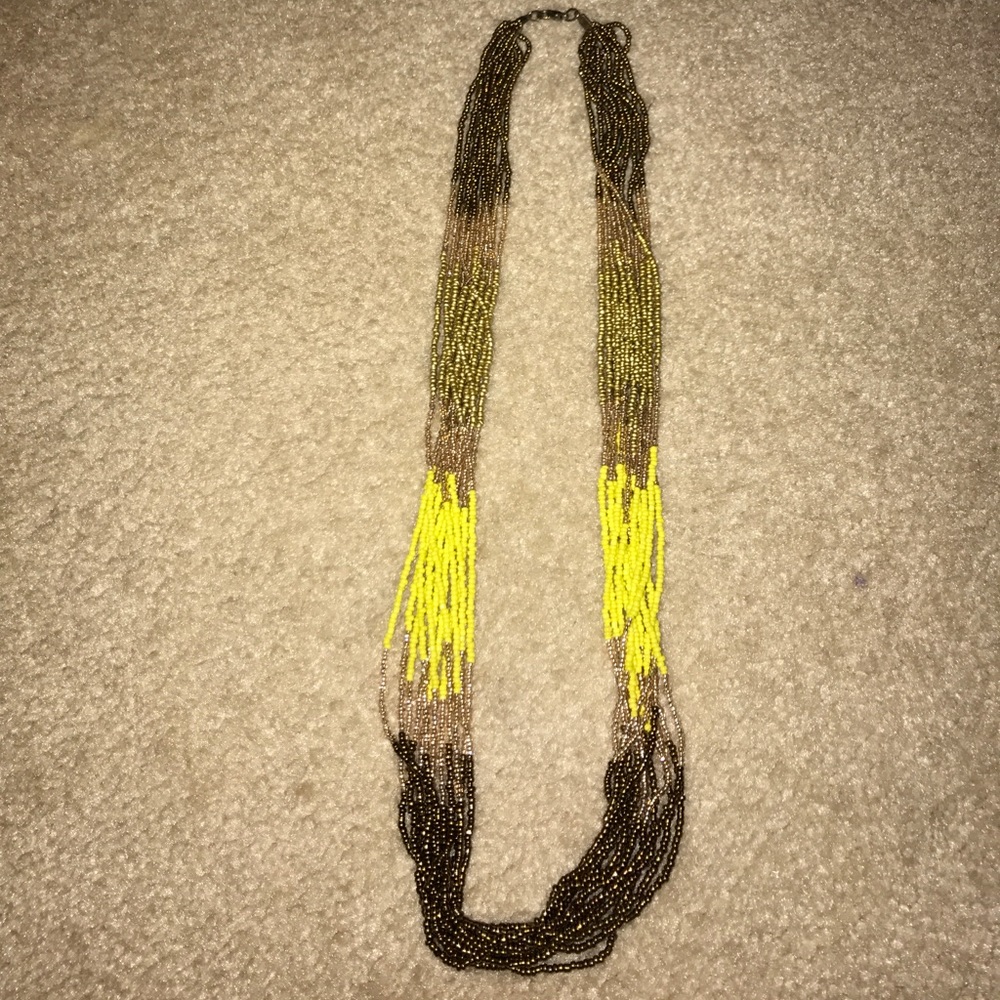 Seed bead necklace