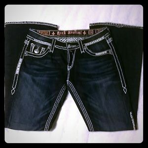 Rock Revival denim jeans. Jayne flare. 29W, 32L