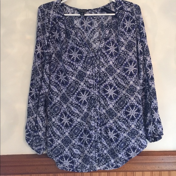 Lucky Brand Silk Top - Picture 1 of 4