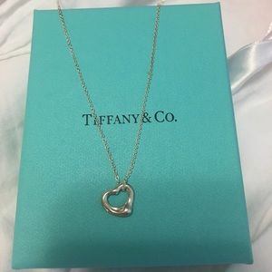 Tiffany & Co. Elsa Peretti open heart pendant