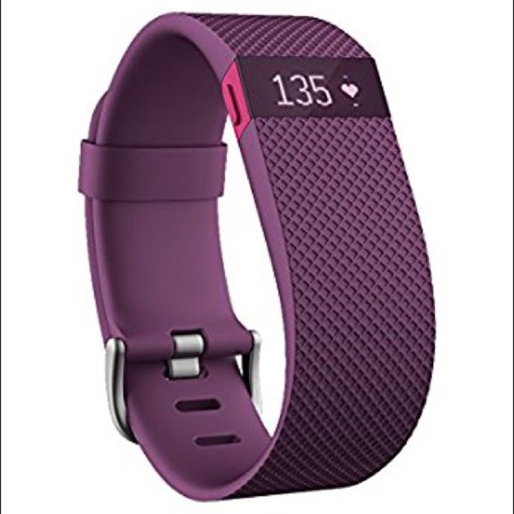 Fitbit Charge HR in Plum S