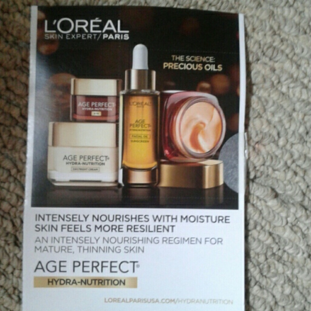 Loreal age perfect hydra nutrition samples