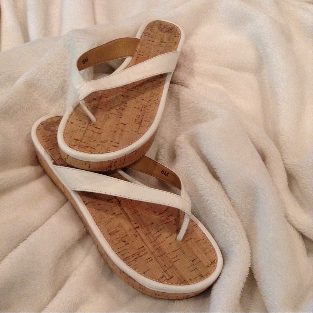 White Thong Sandals