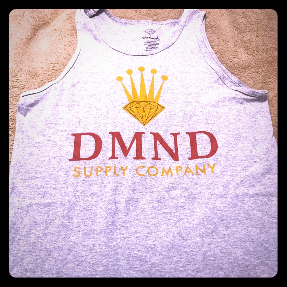 Men's diamond supply tank top