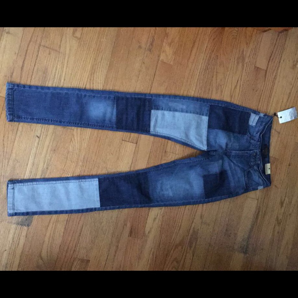 Boohoo Patched Jeans