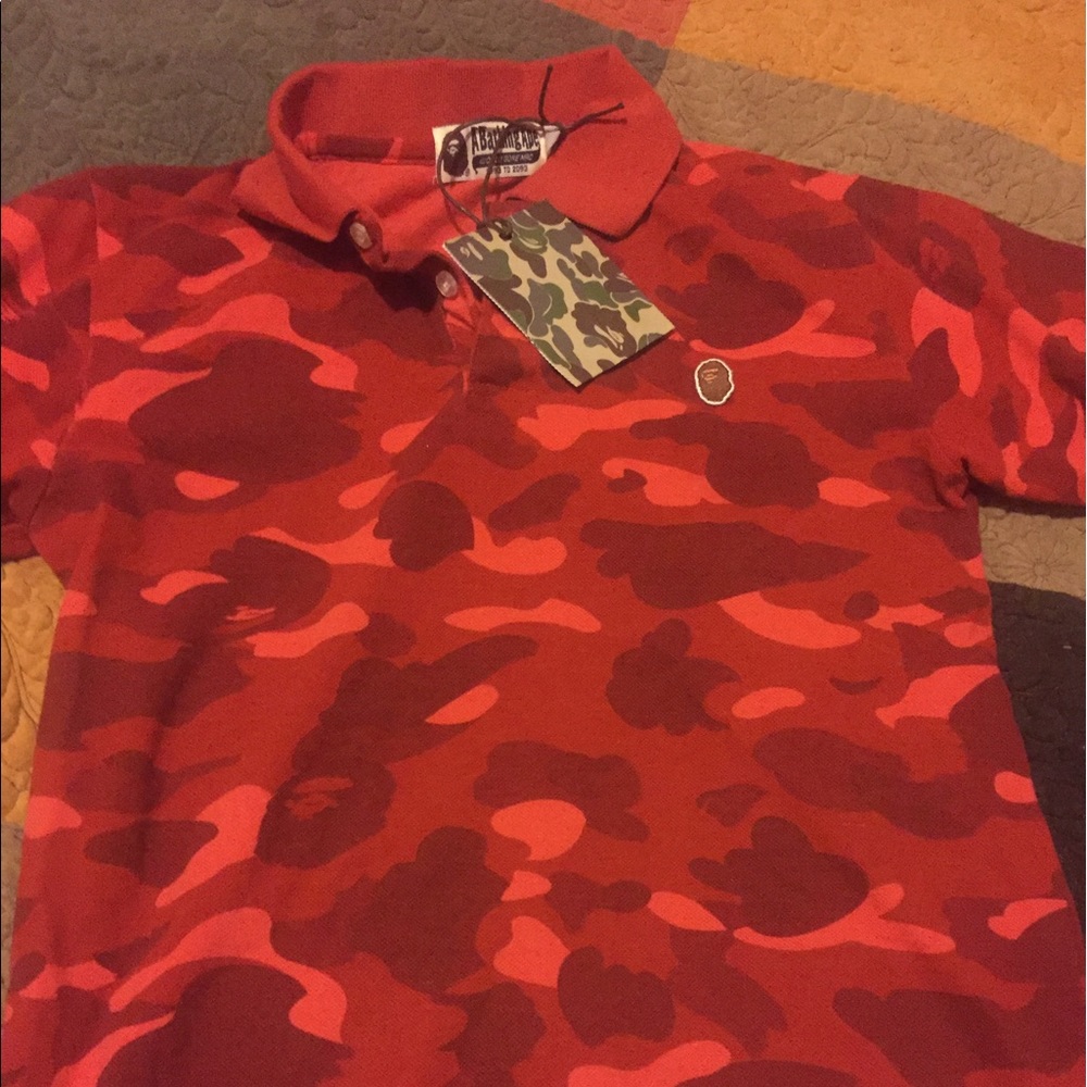Bape One Point Polo