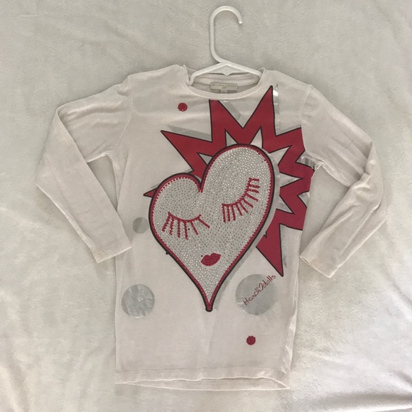 Girls Silvian Heach Kids long Sleeve Tee - Picture 1 of 4