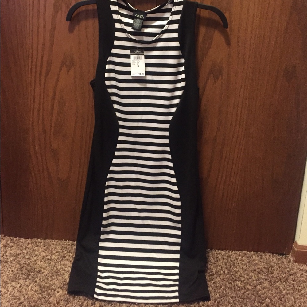 Black and white dress
