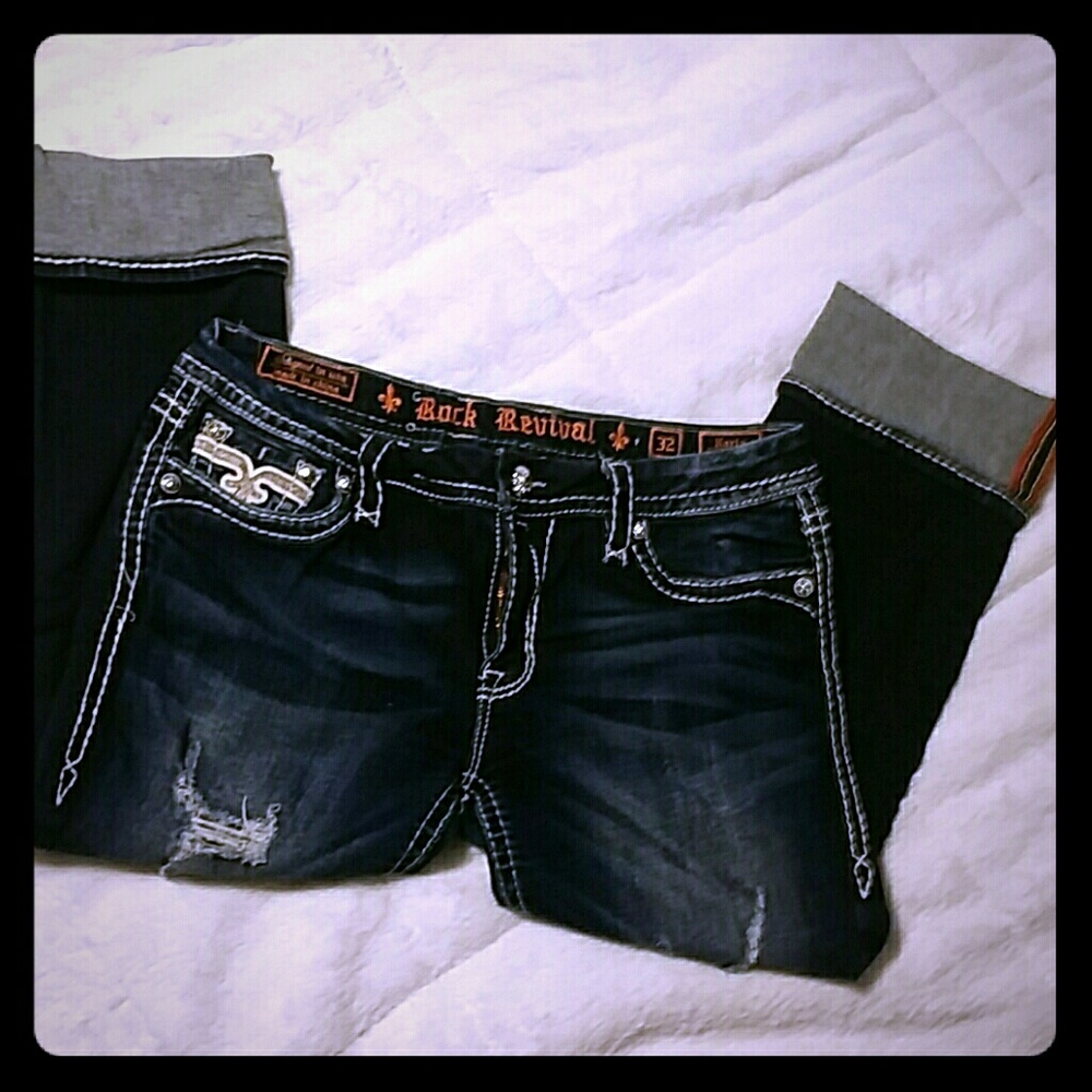 Rock Revival Jeans Karla Capris