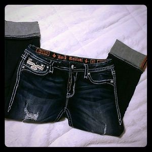 Rock Revival Jeans Karla Capris