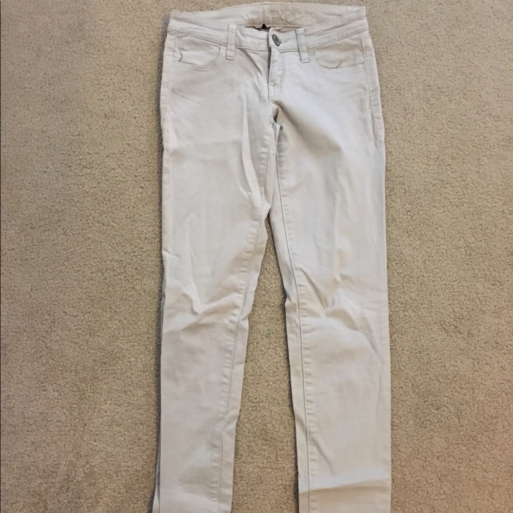 American Eagle Gray Jegging size 0