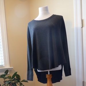 Free People waffle shirt