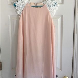Lacy pink babydoll/shift dress