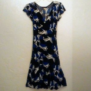 Volume One Blue & Black Dress