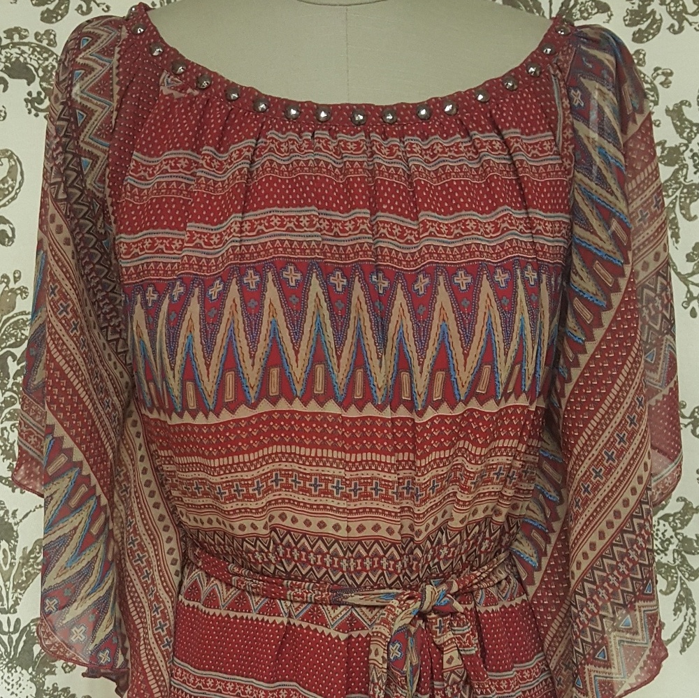 Aztec, tribal tunic