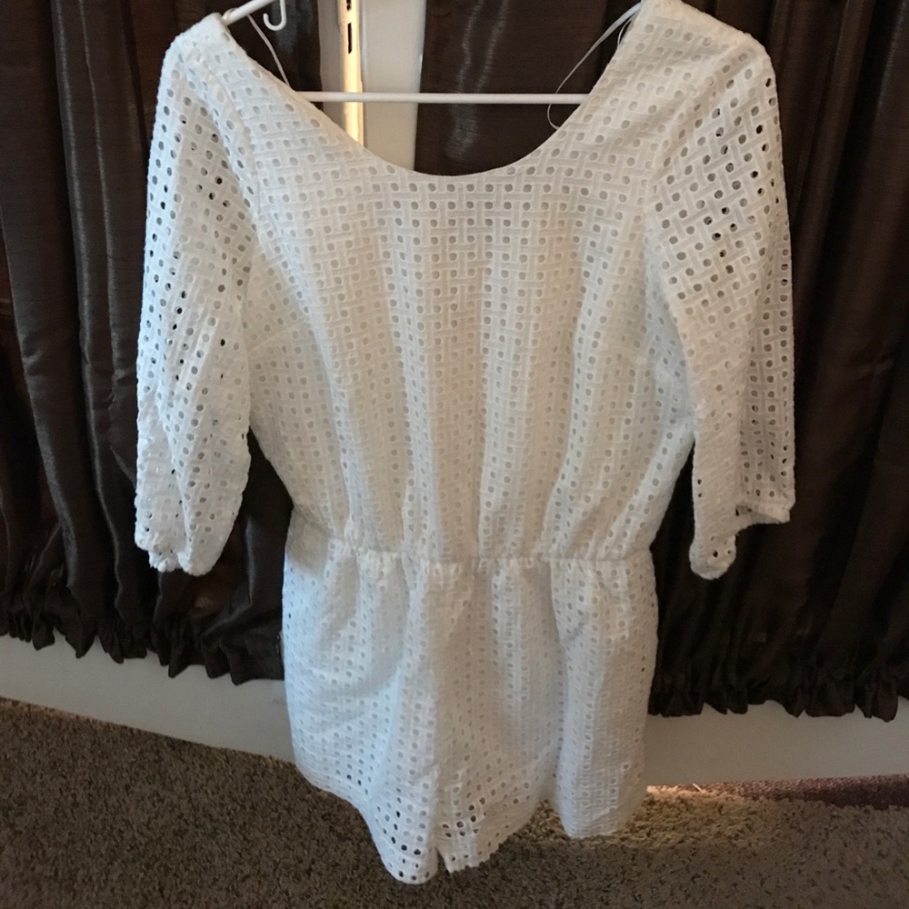 white ANTHRO romper!