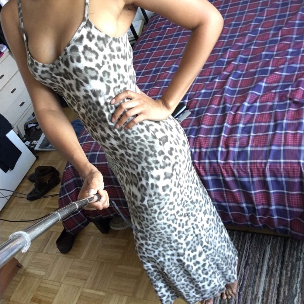 Animal Print Maxi Dress