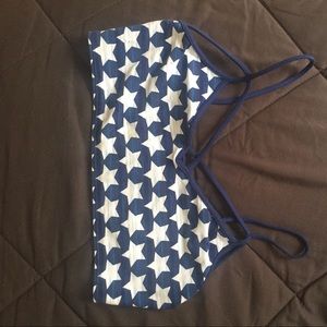 Patriotic star bralette(perfect for 4th of July!)