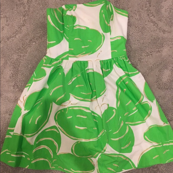 Lilly Pulitzer Lottie Strapless Dress - Picture 3 of 8