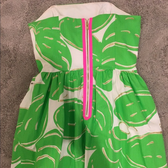 Lilly Pulitzer Lottie Strapless Dress - Picture 6 of 8