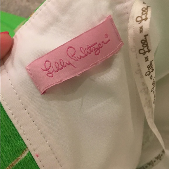 Lilly Pulitzer Lottie Strapless Dress - Picture 8 of 8