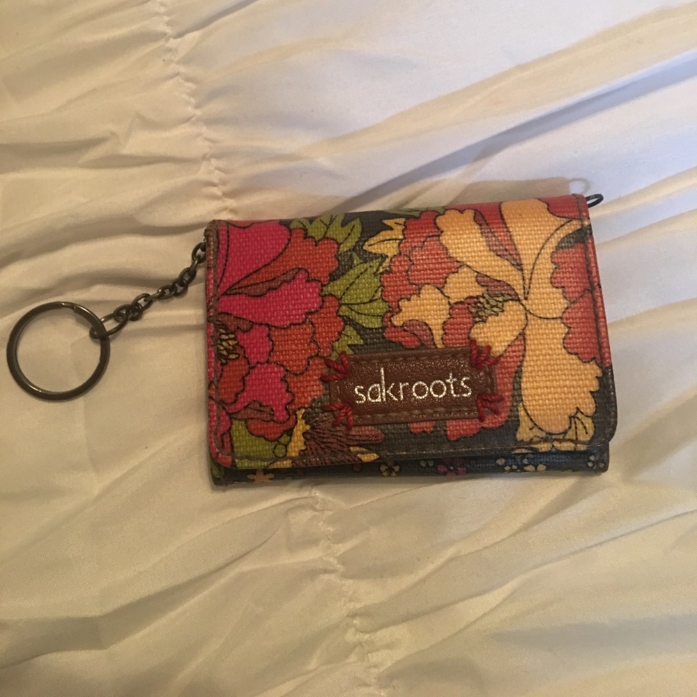 Sakroots Flap ID and Keychain Wallet