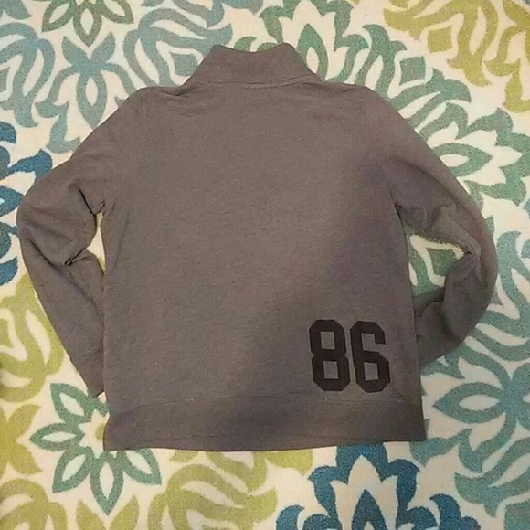 🚫SOLD🚫Victoria's Secret Gray Half Zip Sweatshirt - Picture 2 of 4