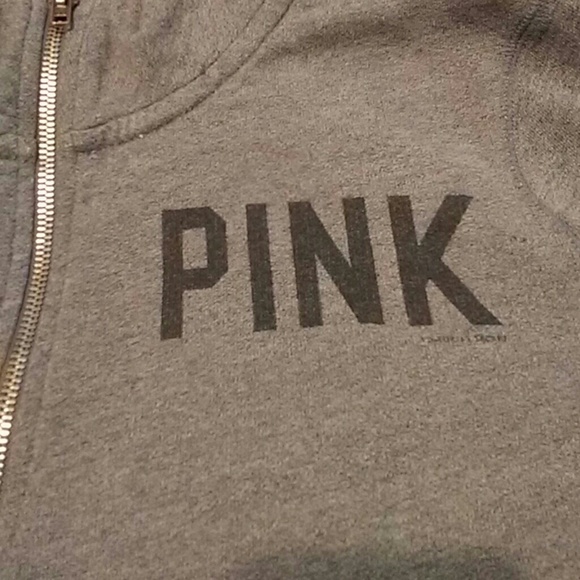 🚫SOLD🚫Victoria's Secret Gray Half Zip Sweatshirt - Picture 3 of 4