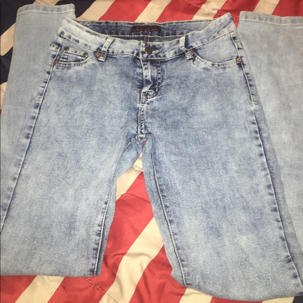 Acid Wash Skinny Jeans