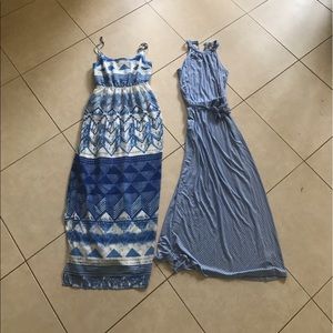 Two old navy maxi dresses