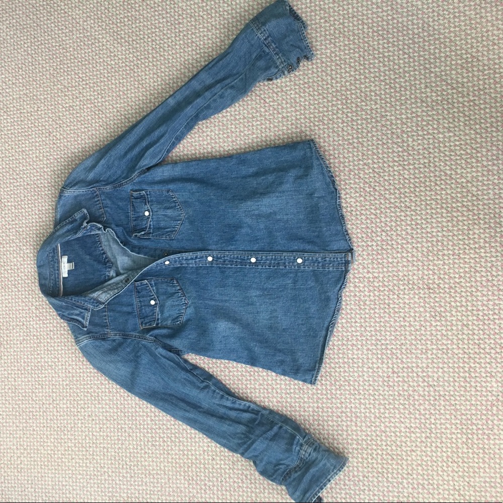 J.Crew denim button up shirt