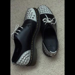 Spiked doc martens