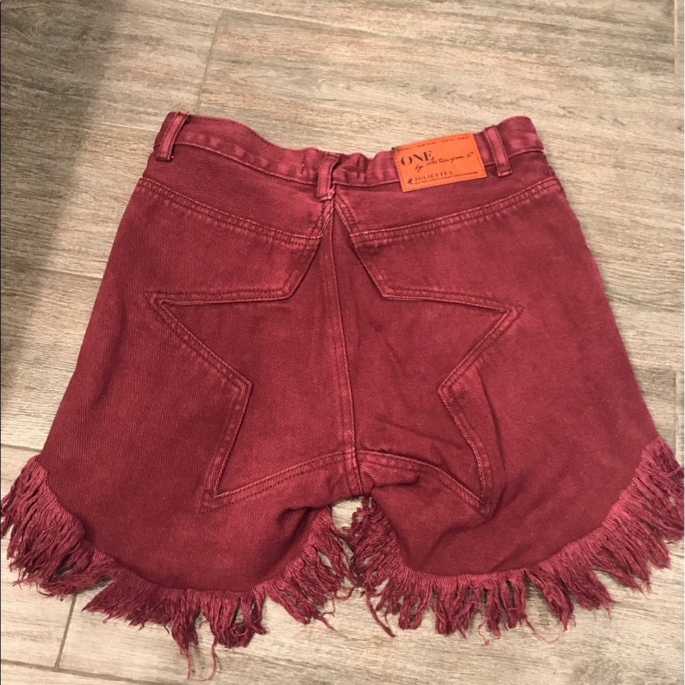 NEVER WORN One Teaspoon Juliette High Rise Cuttoff