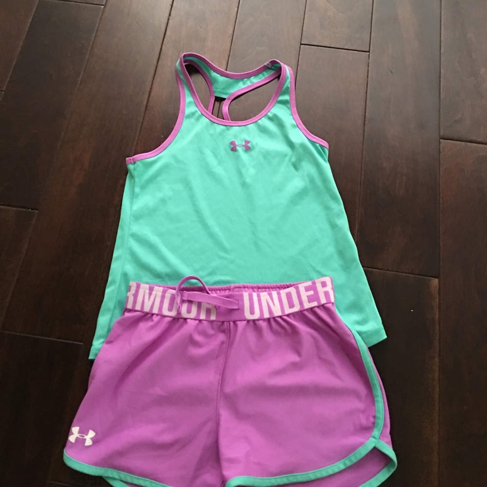 Girls Under Armour matching set