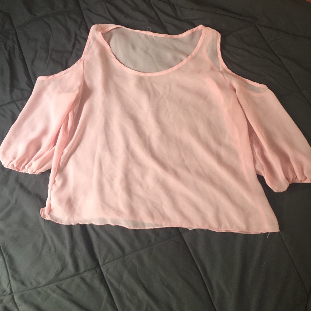 Cold shoulder blouse
