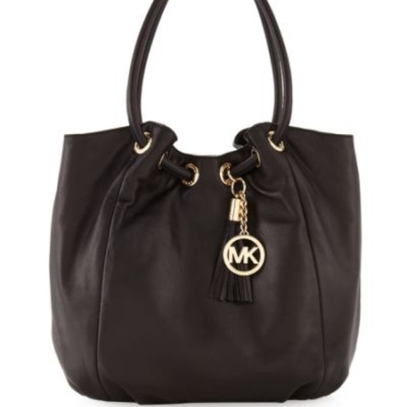 Michael Kors Handbags - Michael Kors Black Ring Tote.