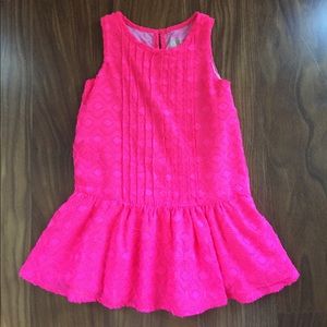 Genuine Kids from Oshkosh HOT PINK Shift Dress!