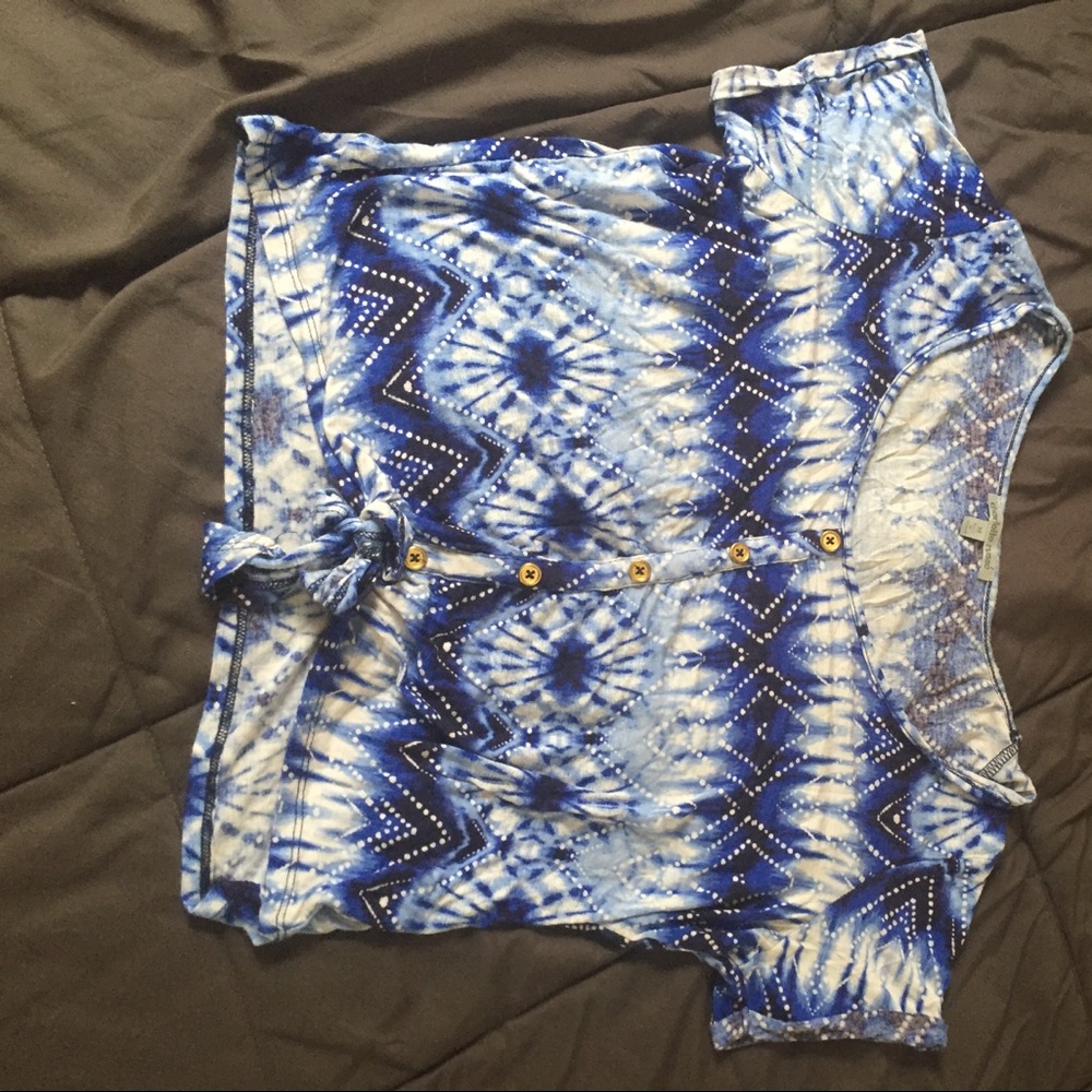 Tie dyed crop top