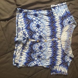 Tie dyed crop top